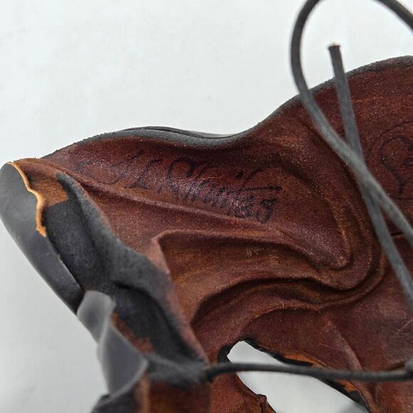 HAND MADE BROWN LEATHER CAT PANTHER SHAMAN SHAMANIC MASK JL CHUITES - Picture 5 of 8